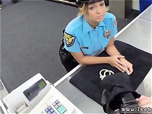 large dick in white booty anal and fat jizz-shotgun little hard-core fuckin' Ms Police Officer