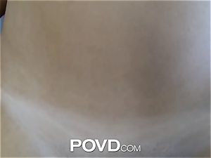 POVD - brown-haired nubile sucks and screws